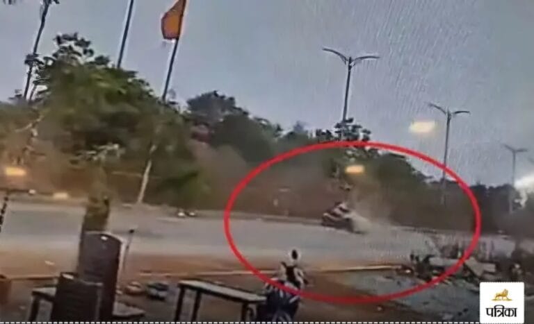 A tragic road accident occurred at Tikarapara