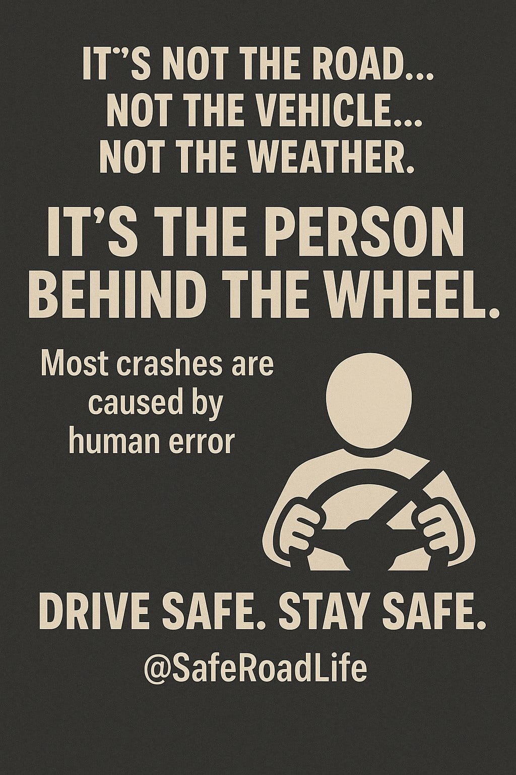 Human Error: The Real Cause of Road Accidents